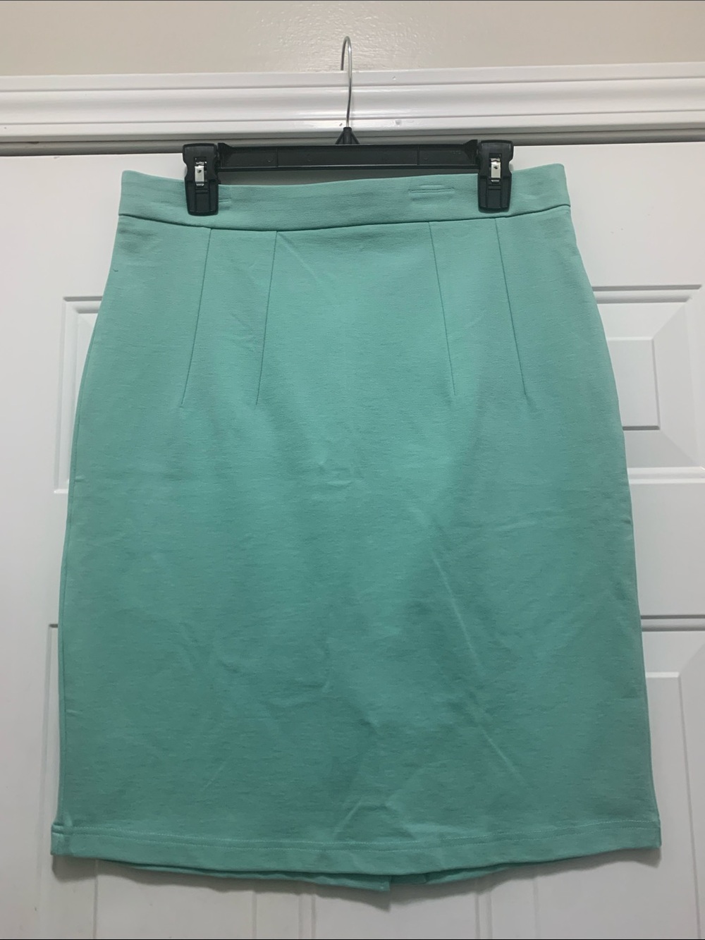 3/$15 Marycrafts Classic Mint Green Pencil Skirt Size Large